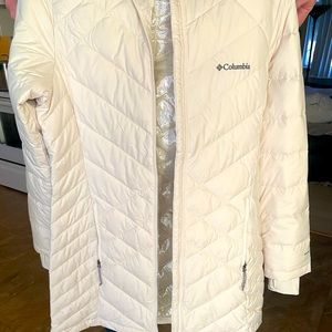 Columbia White Parka